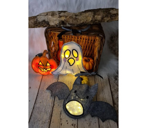 Stickdatei ITH - Halloween Laterne Gespenst inkl. Süßigkeitenverstecker